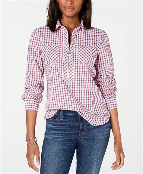 macy's tommy hilfiger ladies tops.